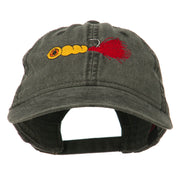 Fishing Jig Embroidered Washed Cotton Cap