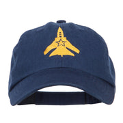 US Fighter Jet Embroidered Low Cap