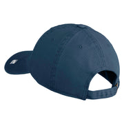 Twenty Second Air Force Veteran Embroidered Washed Solid Pigment Dyed Cotton Twill Brass Buckle Cap - Navy OSFM