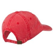 Fishing Jig Embroidered Washed Cotton Cap