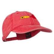 Fishing Jig Embroidered Washed Cotton Cap