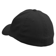 Hiking Man Typography Embroidered Low Profile Washed Flex Cap