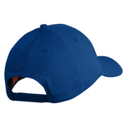 No Cap Embroidered 6 Panel Low Profile Structured Baseball Cap - Royal OSFM