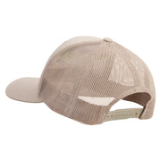 Licensed US Navy Retired Embroidered Retro Trucker Cap - Khaki OSFM