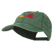 Fishing Jig Embroidered Washed Cotton Cap