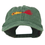 Fishing Jig Embroidered Washed Cotton Cap