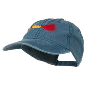 Fishing Jig Embroidered Washed Cotton Cap