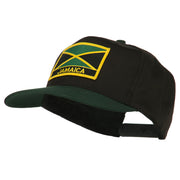 Jamaica Flag Two Tone Pro Style Patched Cap