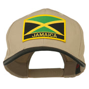 Jamaica Flag Two Tone Pro Style Patched Cap