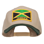 Jamaica Flag Two Tone Pro Style Patched Cap