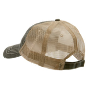 Fish Duck Deer Embroidered Low Profile Special Cotton Mesh Cap