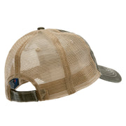 Fish Duck Deer Embroidered Low Profile Special Cotton Mesh Cap