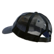 Fish Duck Deer Embroidered Low Profile Special Cotton Mesh Cap