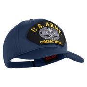U.S. Army Combat Medic Patched Solid Cotton Twill Pro Style Cap - Navy OSFM