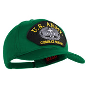 U.S. Army Combat Medic Patched Solid Cotton Twill Pro Style Cap - Kelly OSFM