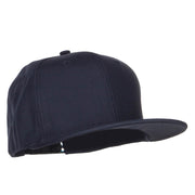 Flat Bill Snapback Twill Cap