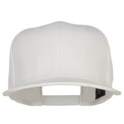 Flat Bill Snapback Twill Cap