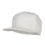 Flat Bill Snapback Twill Cap