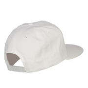 Flat Bill Snapback Twill Cap