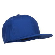 Flat Bill Snapback Twill Cap