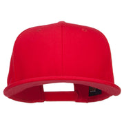 Flat Bill Snapback Twill Cap