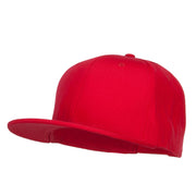 Flat Bill Snapback Twill Cap