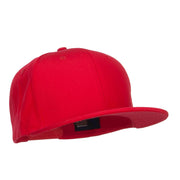 Flat Bill Snapback Twill Cap