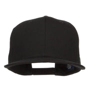 Flat Bill Snapback Twill Cap