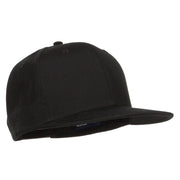 Flat Bill Snapback Twill Cap