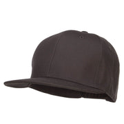 Flat Bill Snapback Twill Cap