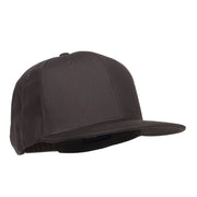 Flat Bill Snapback Twill Cap