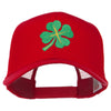 Four Leaf Clover Embroidered Trucker Cap