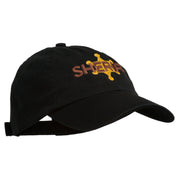 Sheriff Badge Embroidered Low Profile Cap