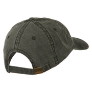 Fishing Fly Embroidered Washed Cap