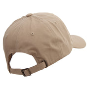 Vintage Summer Surfing Logo Unstructured Low Profile 6 panel Cotton Cap - Khaki OSFM