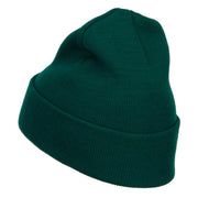 Four Leaf Irish Clover Embroidered Long Beanie