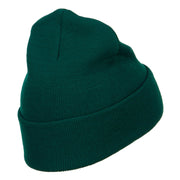 Four Leaf Irish Clover Embroidered Long Beanie