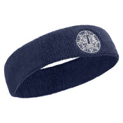 Aztec Logo Embroidered Head Band (Terry) - Navy OSFM