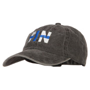 Finland FIN Flag Embroidered Unstructured Cotton Cap