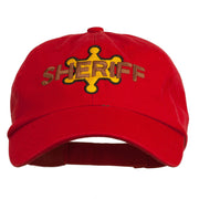 Sheriff Badge Embroidered Low Profile Cap