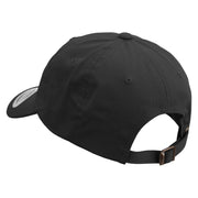 Vintage Summer Surfing Logo Unstructured Low Profile 6 panel Cotton Cap - Black OSFM