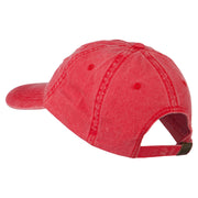 Feeling Lucky Embroidered Washed Cap