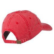 Feeling Lucky Embroidered Washed Cap