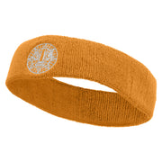 Aztec Logo Embroidered Head Band (Terry) - Yellow OSFM