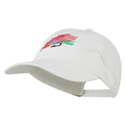 Fishing Fly Embroidered Washed Cap