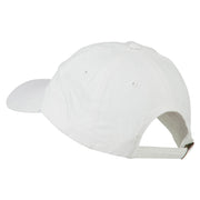 Fishing Fly Embroidered Washed Cap