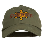 Sheriff Badge Embroidered Low Profile Cap