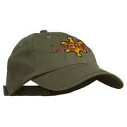 Sheriff Badge Embroidered Low Profile Cap