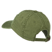 Feeling Lucky Embroidered Washed Cap