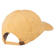 Fishing Fly Embroidered Washed Cap